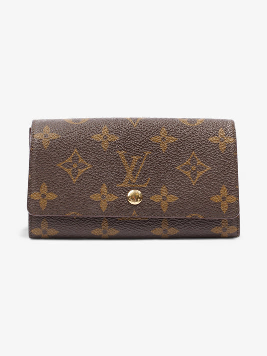 Louis Vuitton Compact Wallet Monogram Coated Canvas