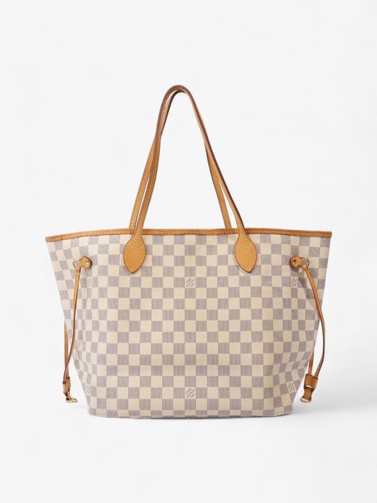Louis Vuitton Neverfull Damier Azur Coated Canvas MM