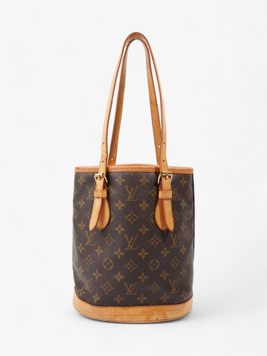 Louis Vuitton Bucket PM  Monogram Coated Canvas PM