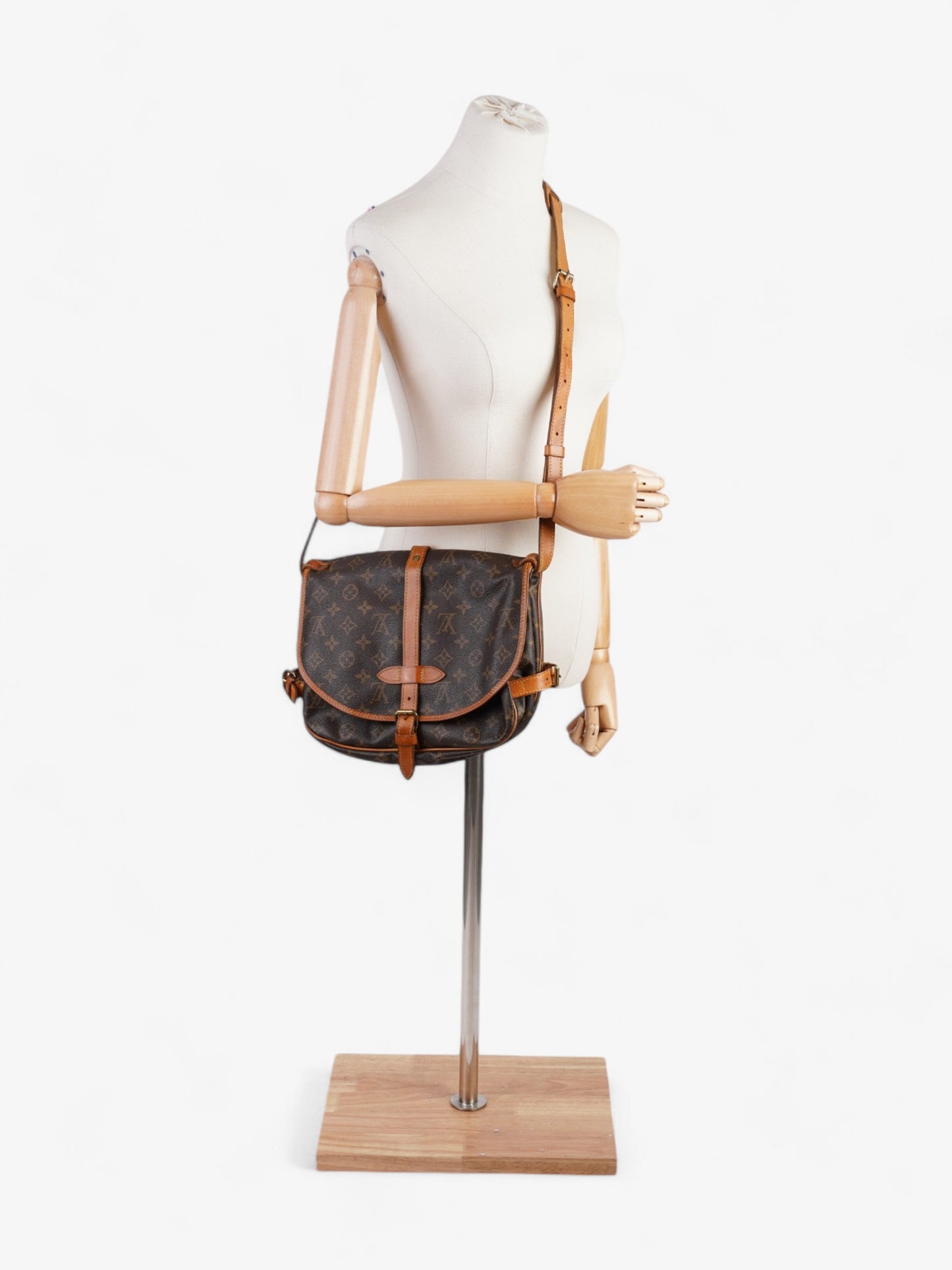 Louis Vuitton Saumur Monogram Coated Canvas 30