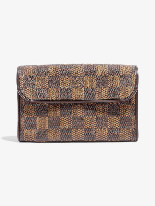 Louis Vuitton Pochette Florentine Damier Ebene Coated Canvas