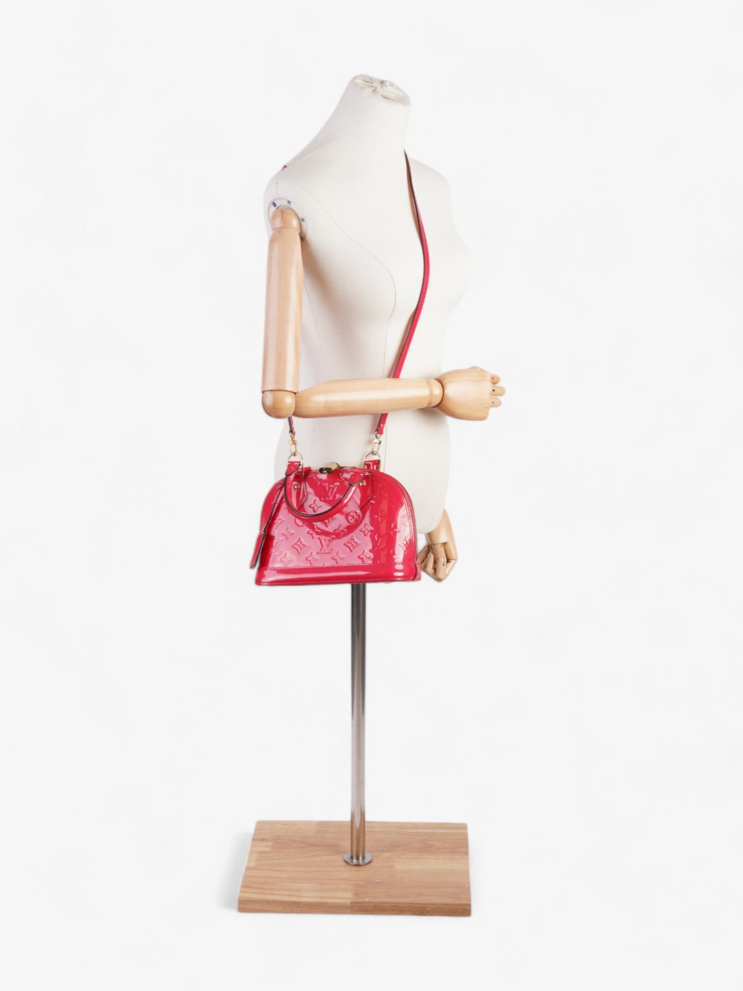 Louis Vuitton Alma Pink Vernis Leather BB