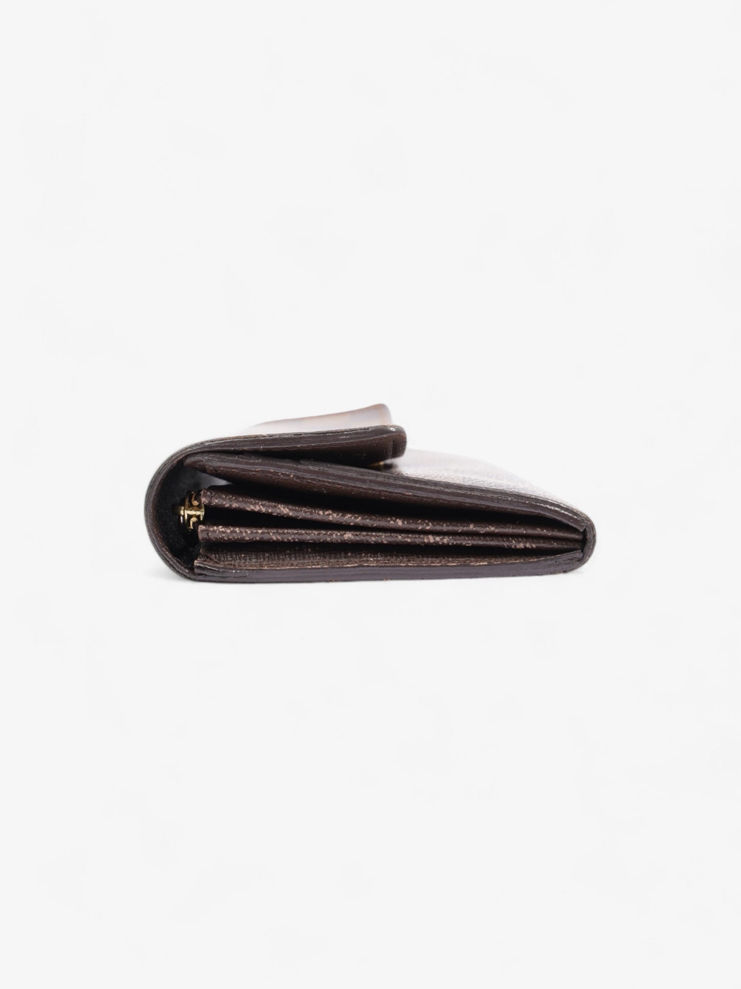 Louis Vuitton Sarah Wallet Damier Ebene Coated Canvas