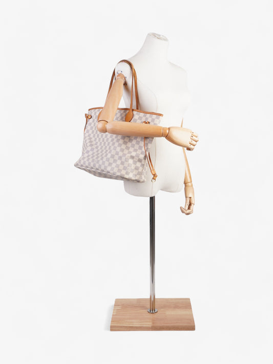 Louis Vuitton Neverfull Damier Azur Coated Canvas MM