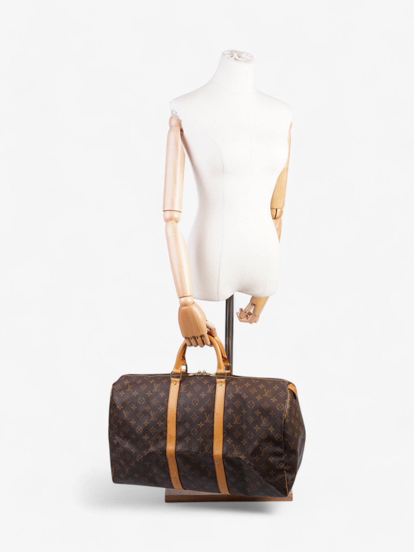 Louis Vuitton Keepall  Monogram Coated Canvas 50