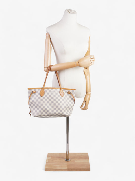 Louis Vuitton Neverfull Damier Azur Coated Canvas PM