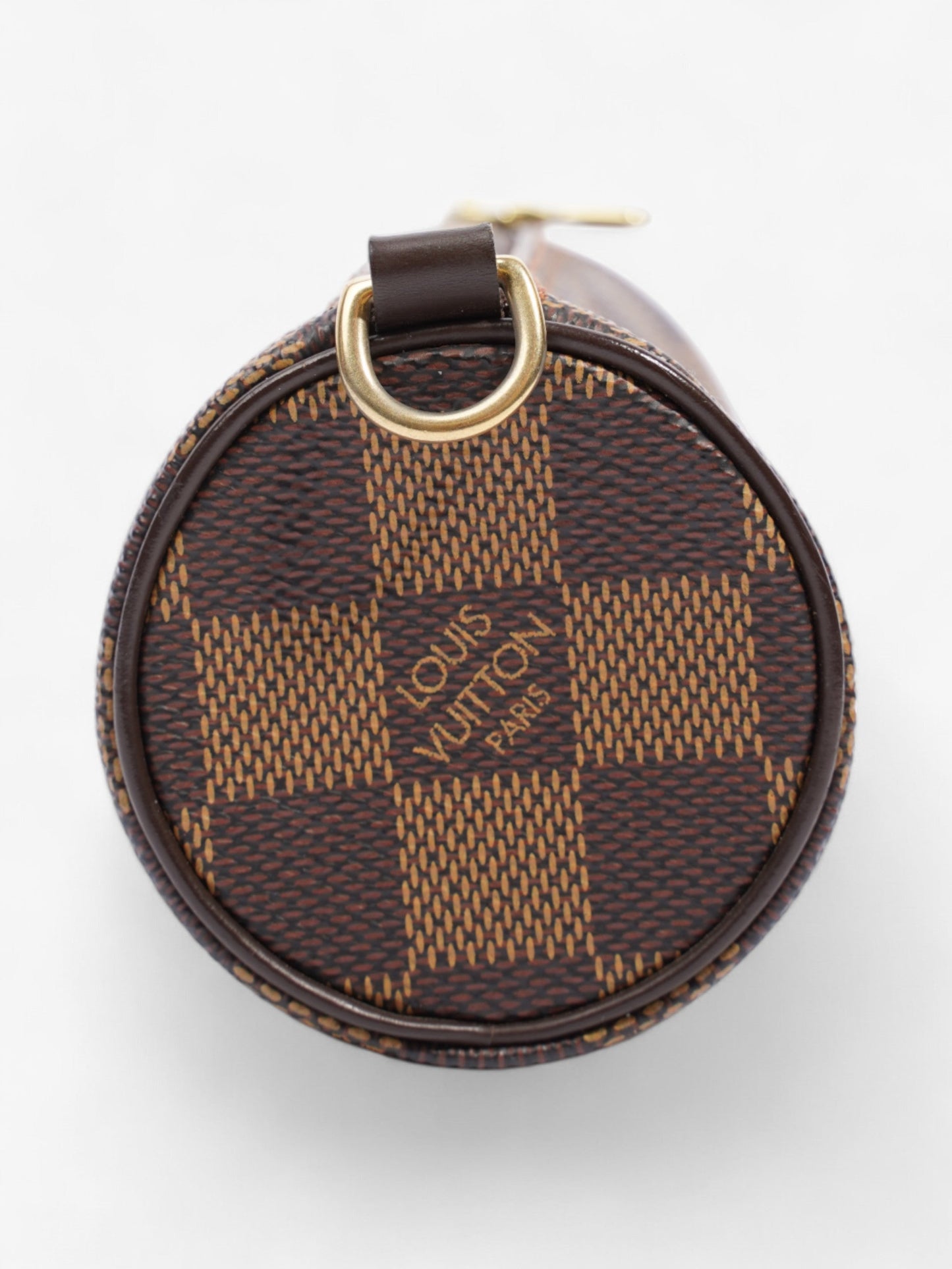 Louis Vuitton Papillon Pouch - No Strap Damier Ebene Coated Canvas Mini