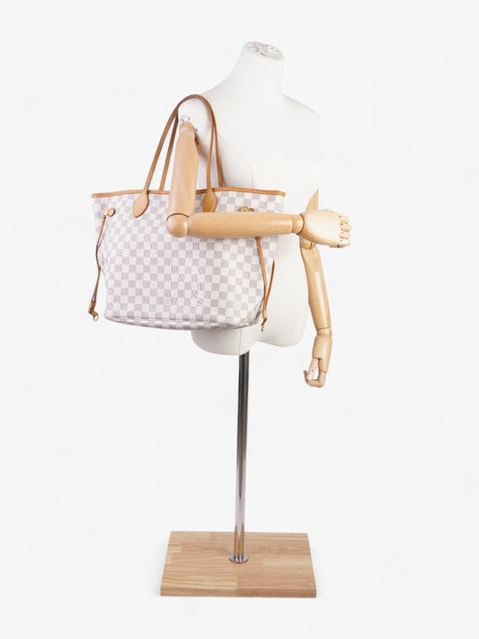 Louis Vuitton Neverfull Damier Azur Coated Canvas MM