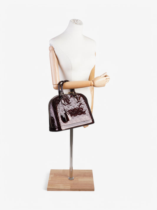 Louis Vuitton Alma Purple Vernis Leather PM