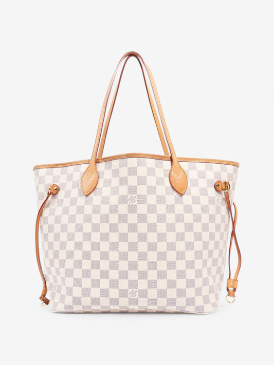 Louis Vuitton Neverfull Damier Azur Coated Canvas MM