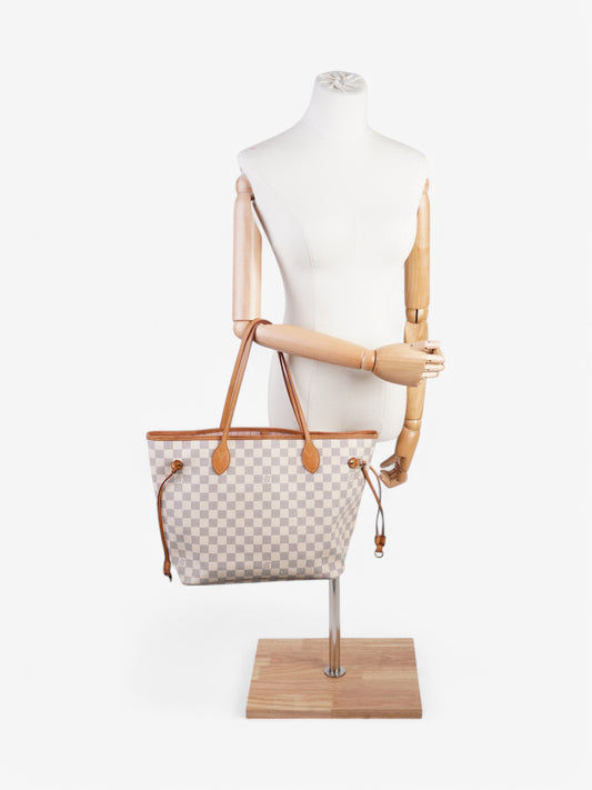 Louis Vuitton Neverfull Damier Azur Coated Canvas MM