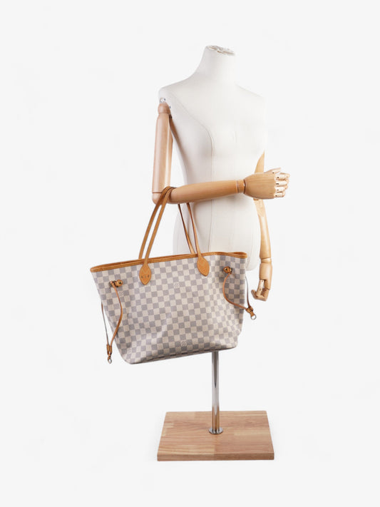 Louis Vuitton Neverfull Damier Azur Coated Canvas MM