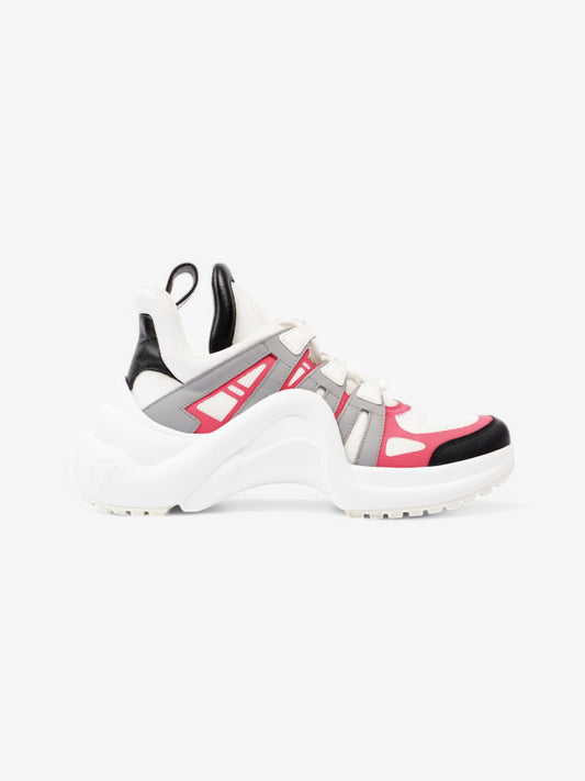 Louis Vuitton Archlight White  / Pink / Grey Mesh EU 37.5 UK 4.5