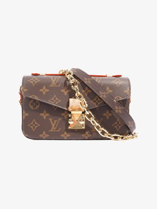 Louis Vuitton Pochette Metis East West Bag Monogram Coated Canvas