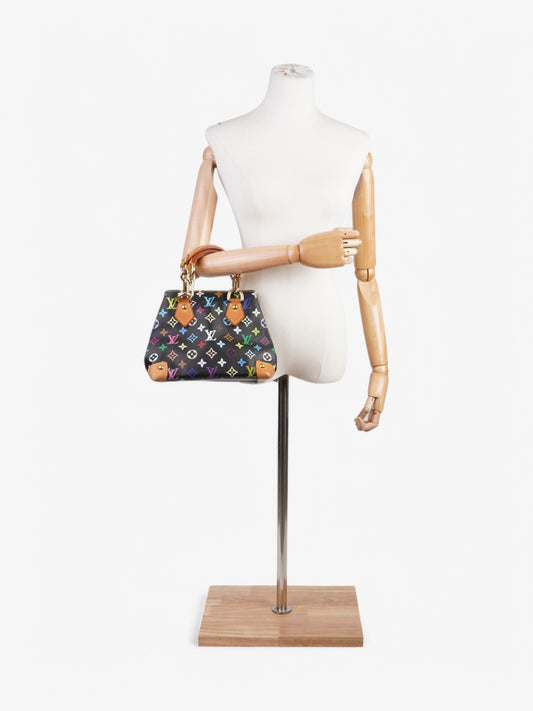 Louis Vuitton Audra Black / Multicolour Coated Canvas