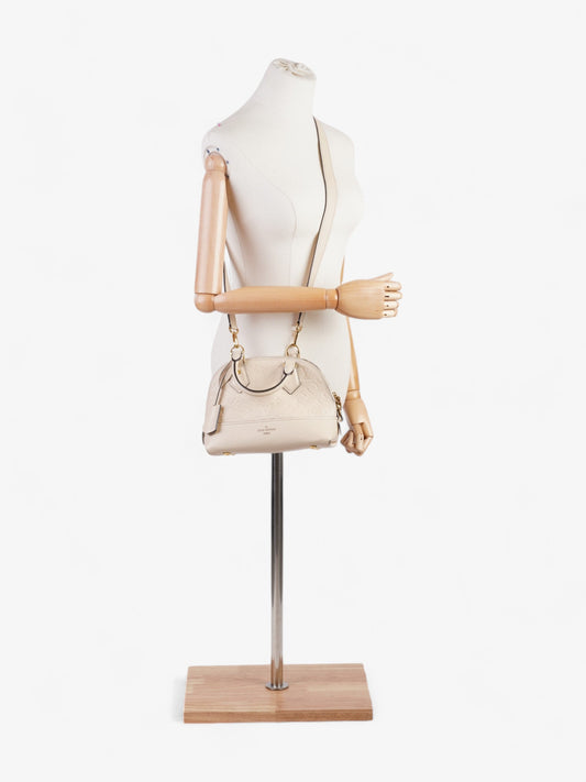 Louis Vuitton Neo Alma BB Beige / Black Embossed Leather BB