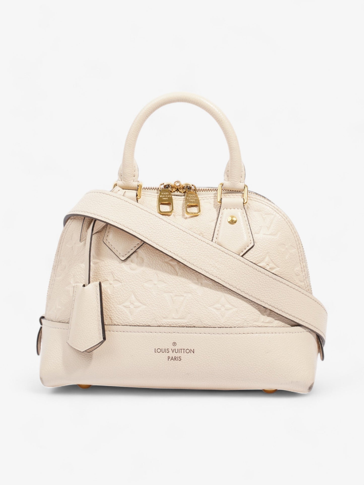 Louis Vuitton Neo Alma BB Beige / Black Embossed Leather BB