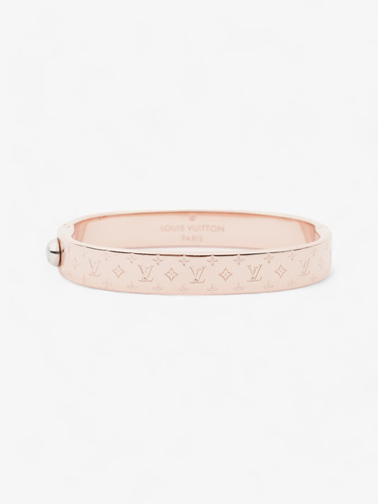 Louis Vuitton Nanogram Cuff Rose Gold Brass S