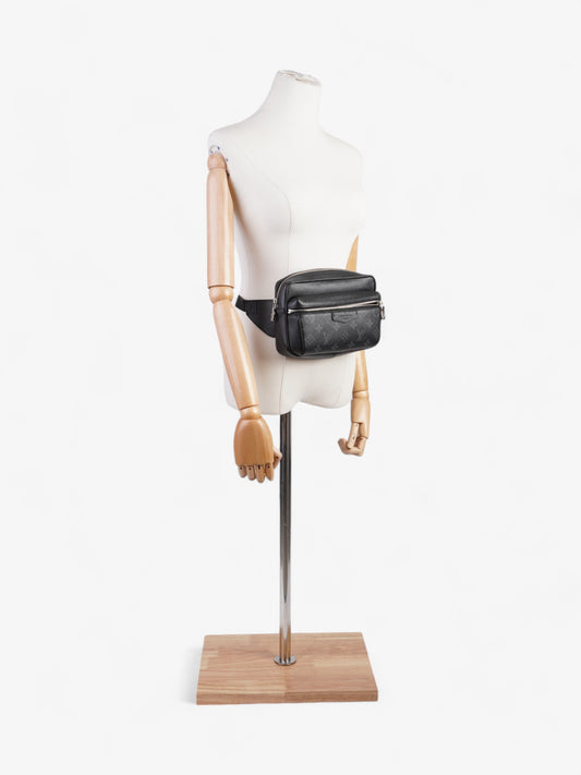 Louis Vuitton Outdoor Bum Bag Black Monogram Calfskin Leather