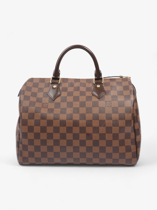 Louis Vuitton Speedy 30 Damier Ebene Coated Canvas