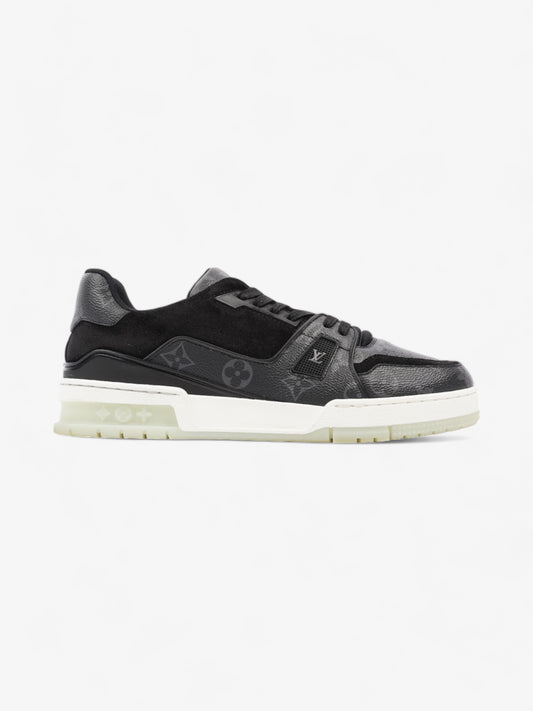 Louis Vuitton LV Trainers Black Coated Canvas EU 41.5 UK 7.5