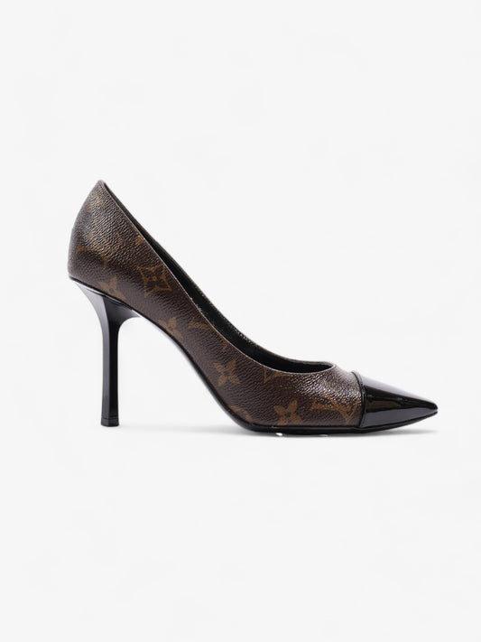Louis Vuitton Monogram Fetish Heels 90 Brown Monogram / Black Leather EU 36.5 UK 3.5
