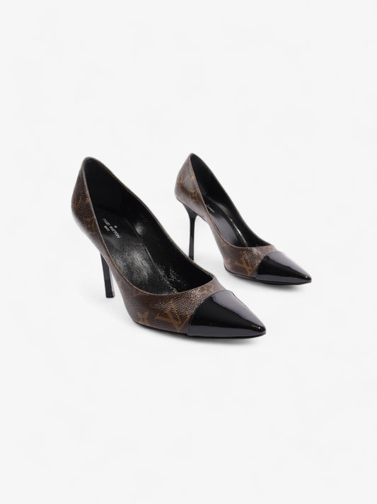 Louis Vuitton Monogram Fetish Heels 90 Brown Monogram / Black Leather EU 36.5 UK 3.5