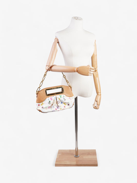 Louis Vuitton Takashi Murakami Judy White / Multicolour Coated Canvas PM