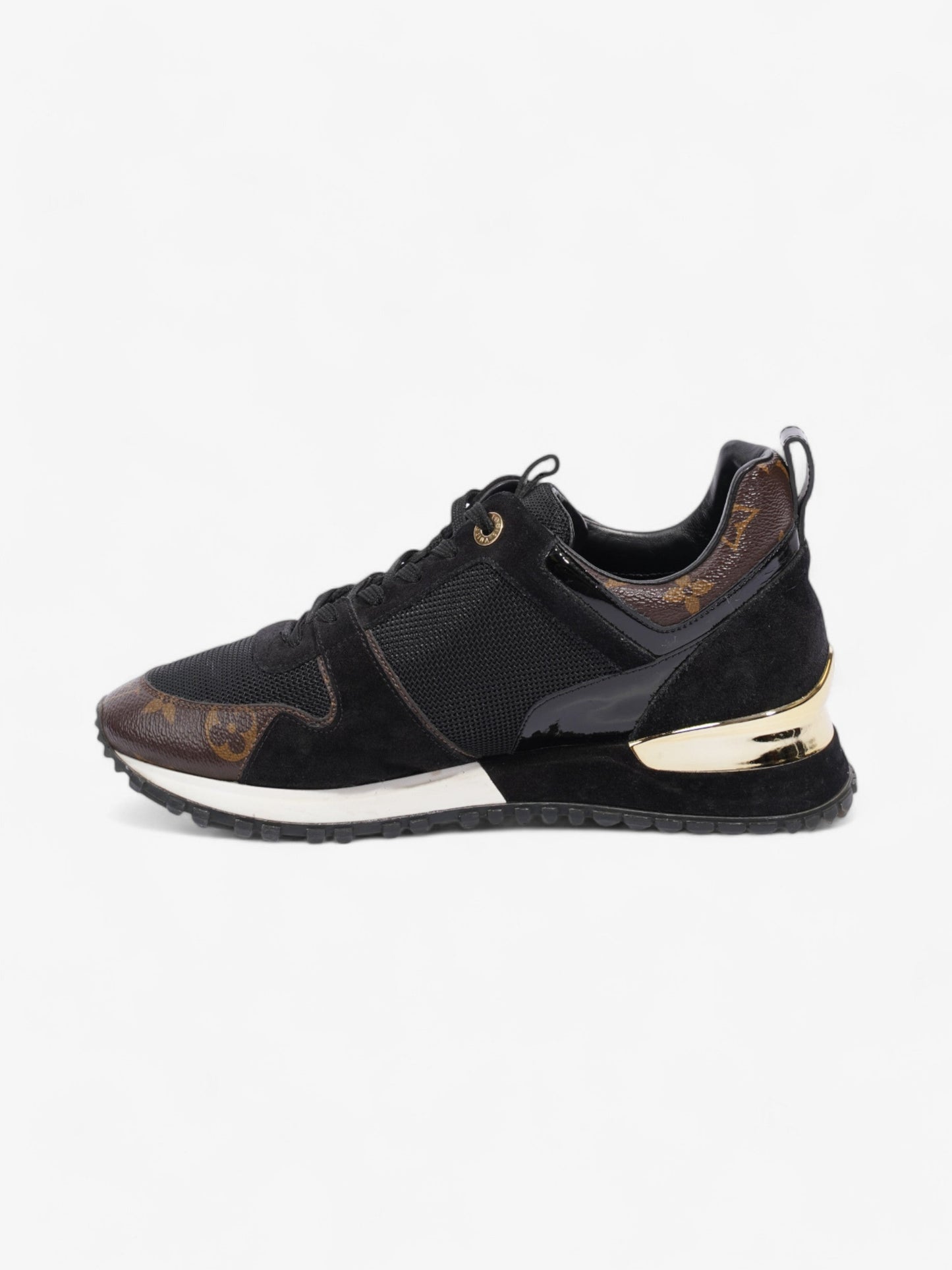 Louis Vuitton Run Away Black / Monogram Suede EU 37.5 UK 4.5