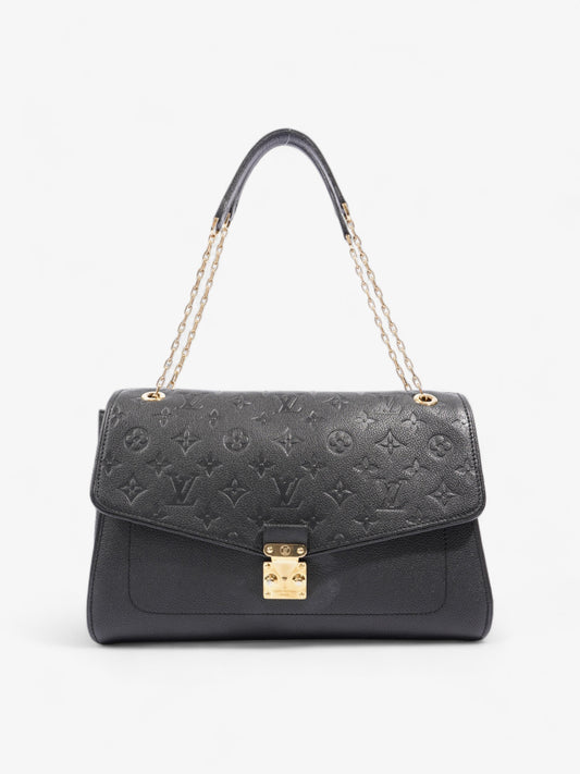Louis Vuitton St Germain MM Black Empreinte Leather