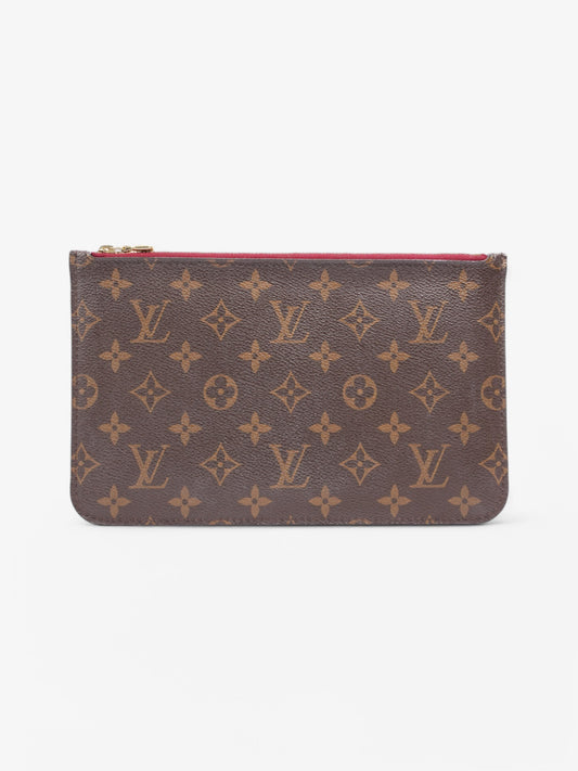 Louis Vuitton Neverfull Clutch Monogram Coated Canvas