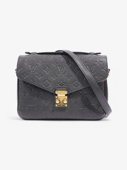 Louis Vuitton Pochette Metis Black Empreinte Leather