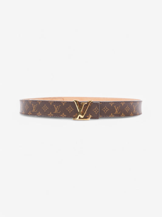 Louis Vuitton LV Initials Belt Monogram / Gold Leather 75cm / 30"