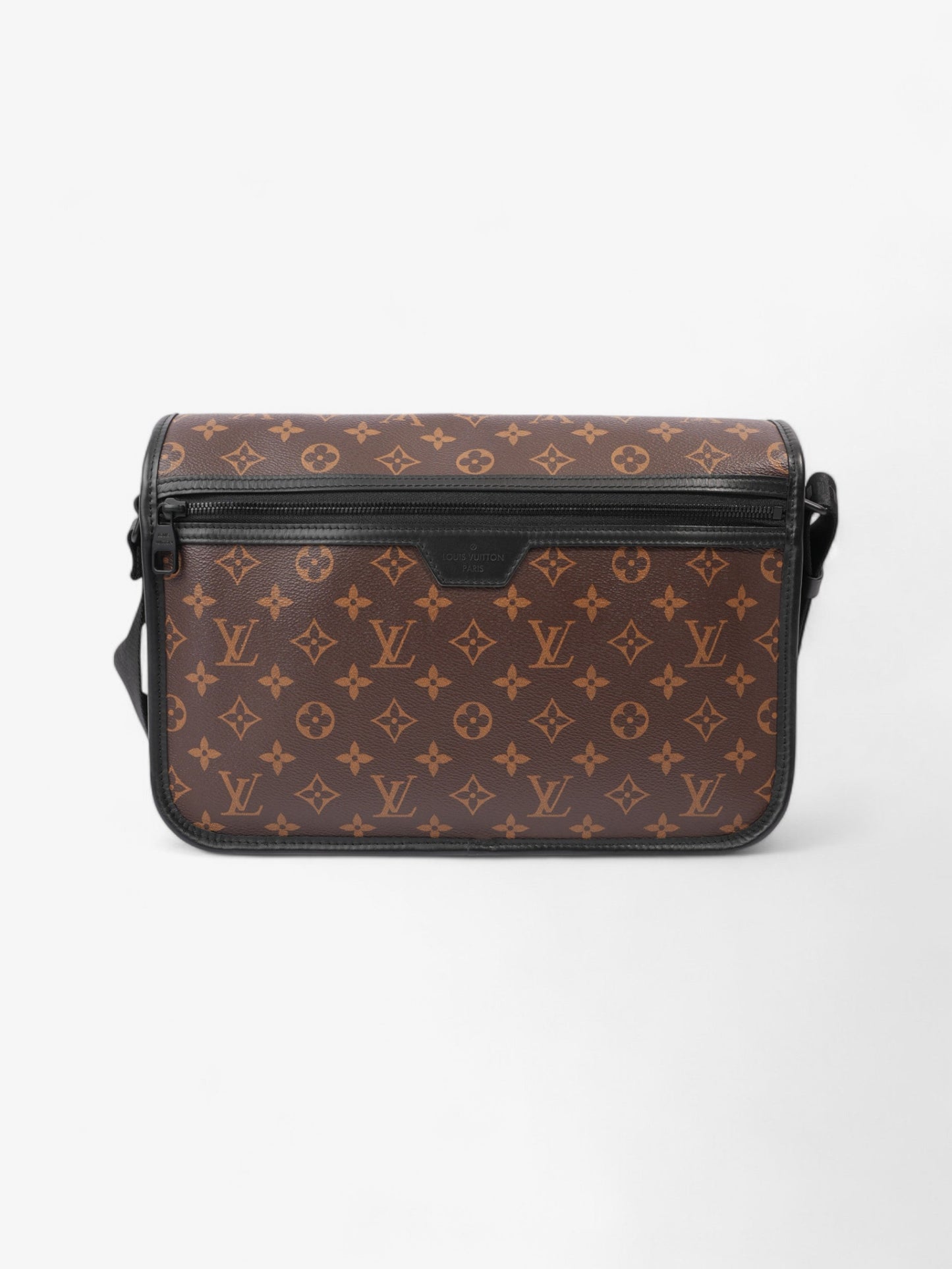 Louis Vuitton Macassar Archy Messenger Monogram / Black Coated Canvas MM