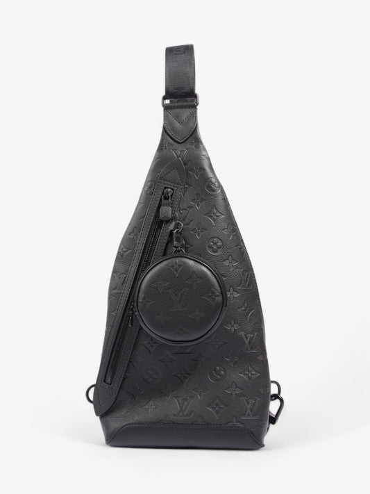 Louis Vuitton Duo Slingback Monogram Shadow Calfskin Leather