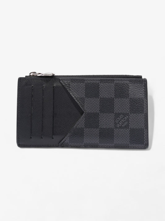Louis Vuitton Coin Card Holder Damier Graphite Coated Canvas