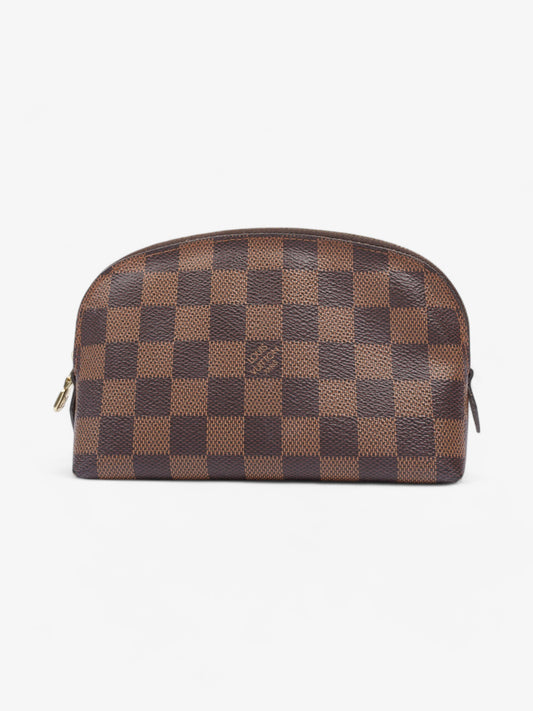 Louis Vuitton Pochette Cosmetic Damier Ebene Coated Canvas