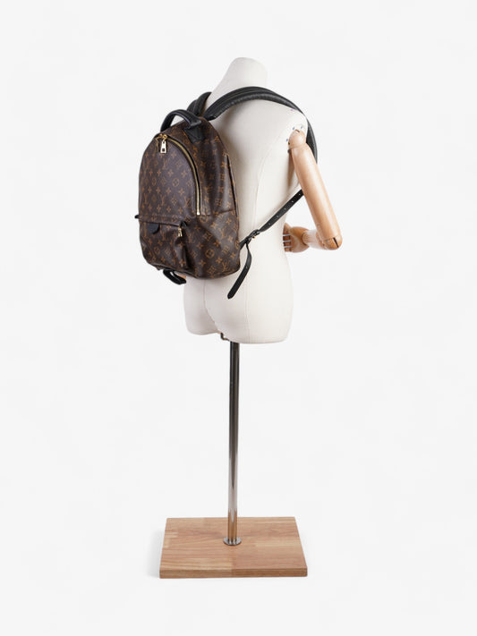 Louis Vuitton Palm Springs Monogram / Black Coated Canvas MM