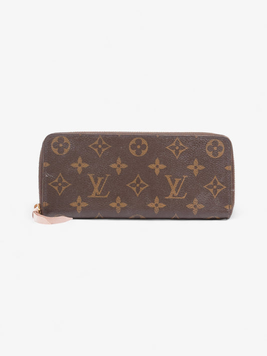 Louis Vuitton Clemence Monogram / Rose Ballerine Coated Canvas
