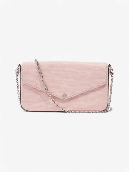 Louis Vuitton Pochette Felicie Light Pink Epi Leather
