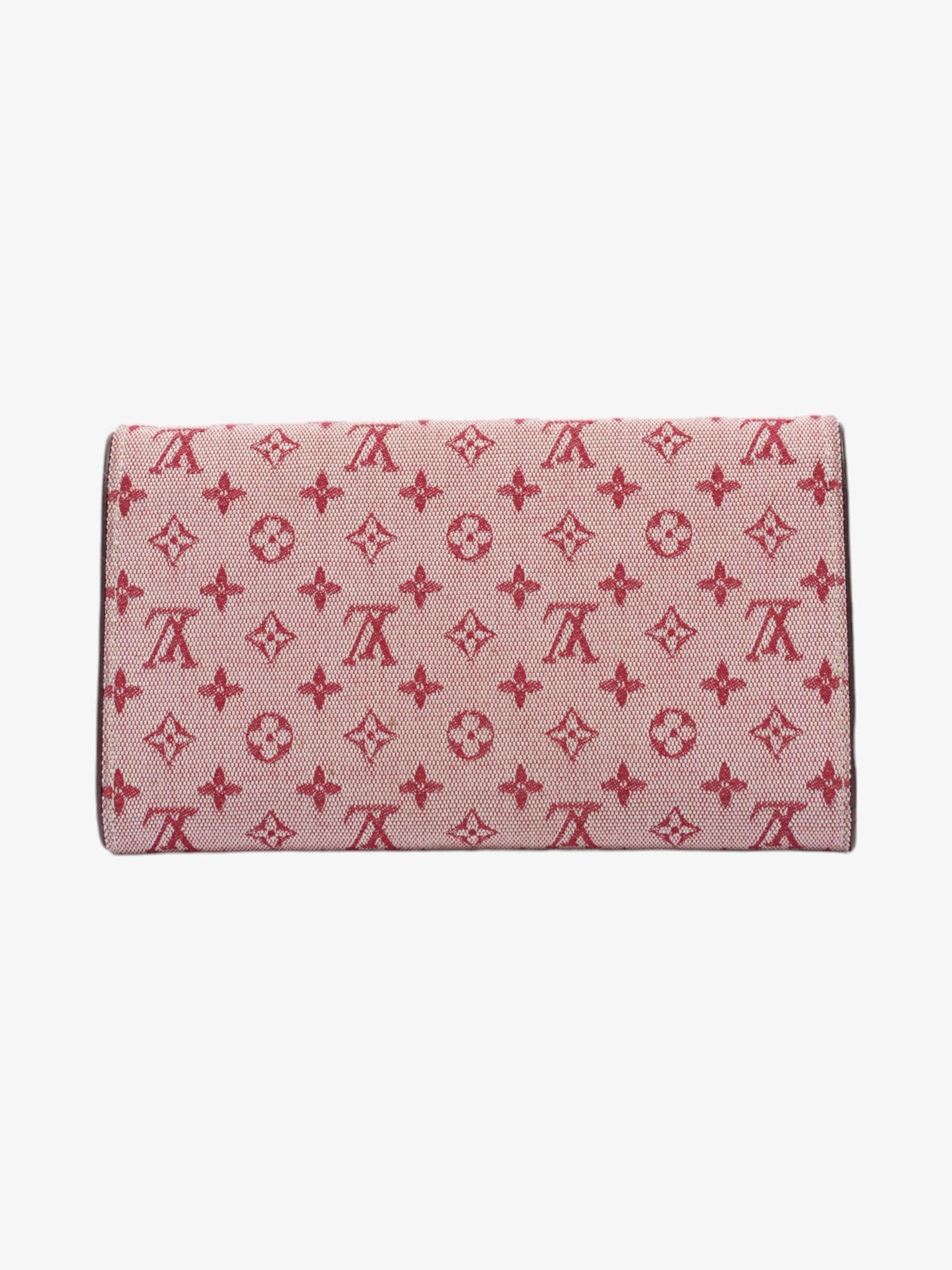 Louis Vuitton Mini Porto Tresor International Long Wallet Cerise Pink Monogram Canvas