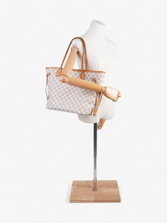 Louis Vuitton Neverfull Damier Azur Coated Canvas MM