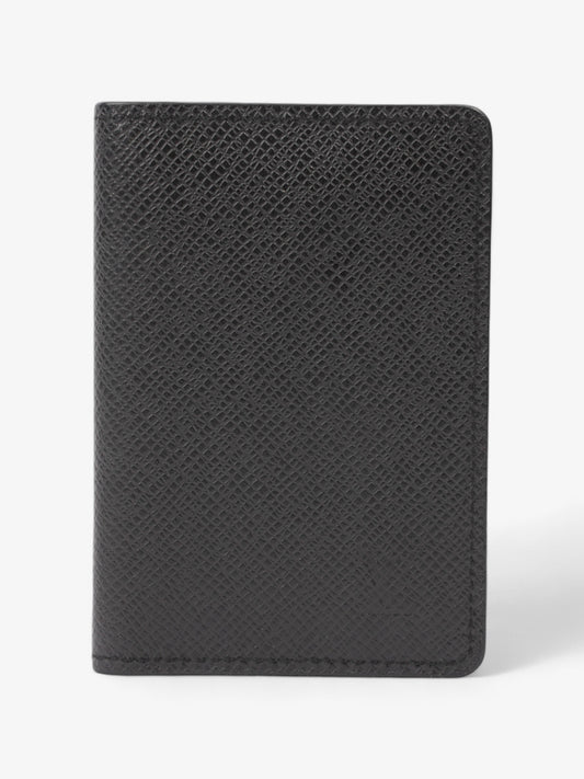 Louis Vuitton Card Case Holder Black Vachetta Leather