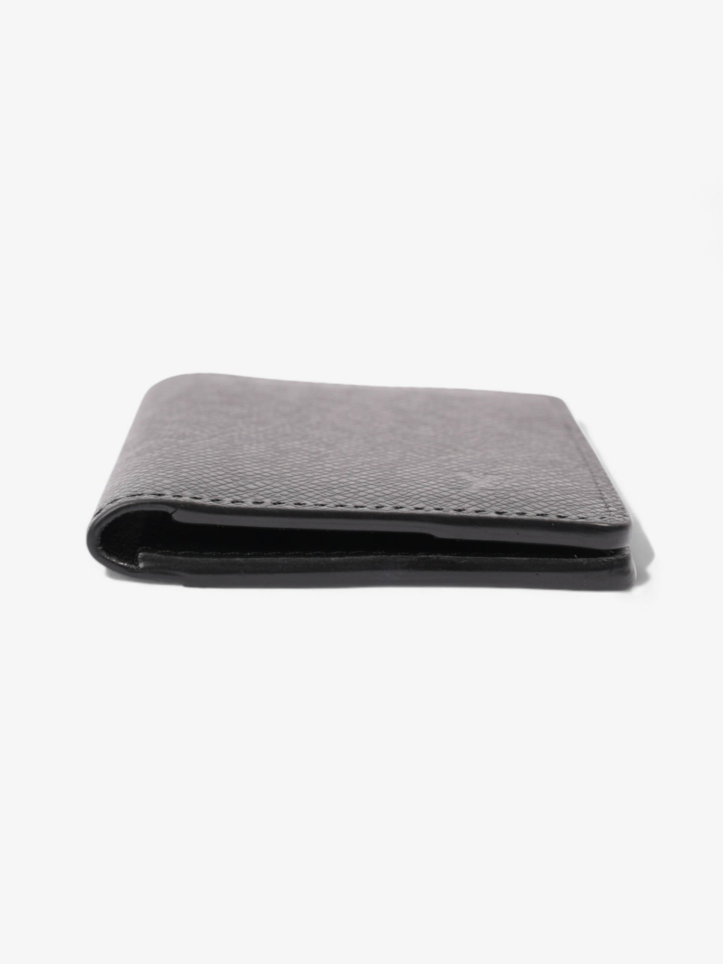 Louis Vuitton Card Case Holder Black Vachetta Leather