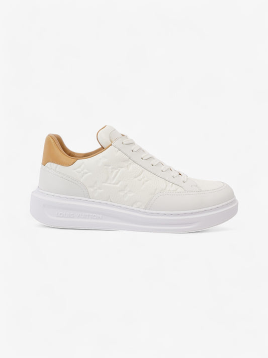 Louis Vuitton Beverley Hills White  / Beige  Leather EU 41.5 UK 7.5