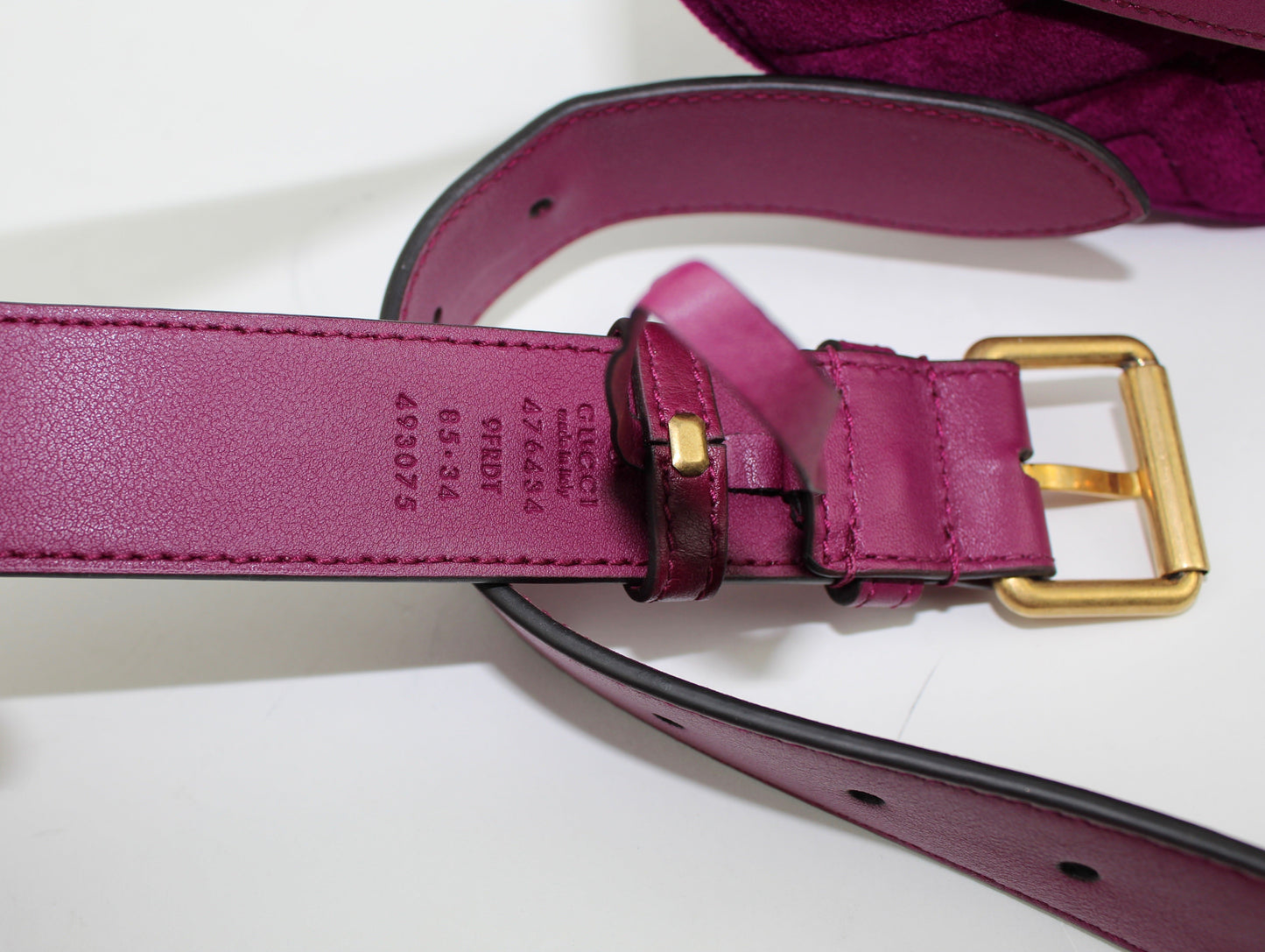 GUCCI SMALL MARMONT VELVET BELT BAG