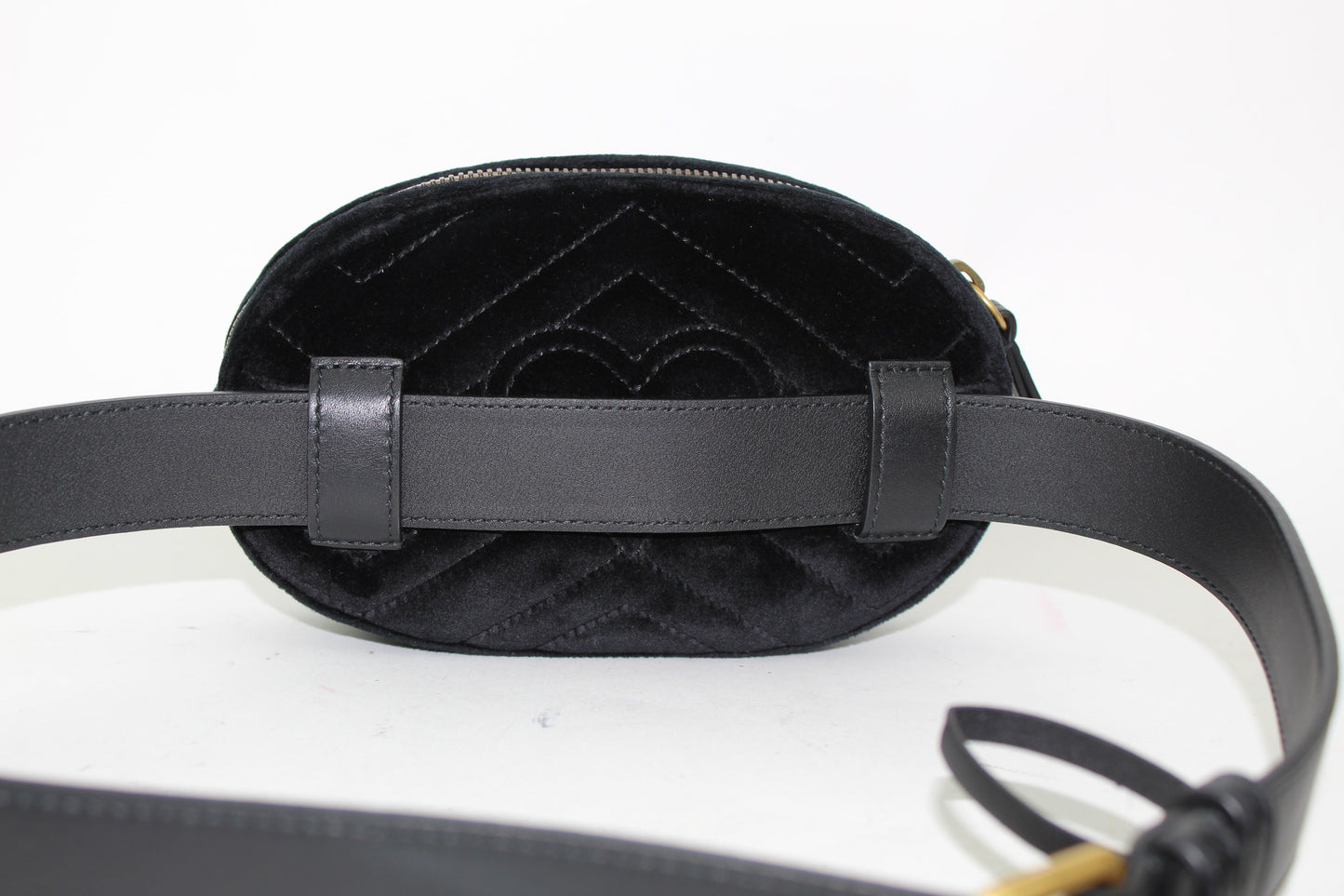 GUCCI MARMONT 2.0 CRYSTAL & VELVET BELT BAG