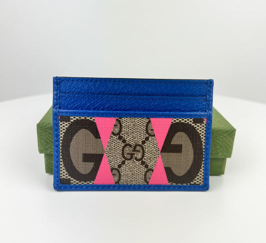 Gucci GG rhombus print card case