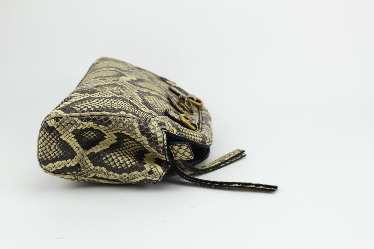 GUCCI REBELLE PYTHON SMALL SHOULDER BAG