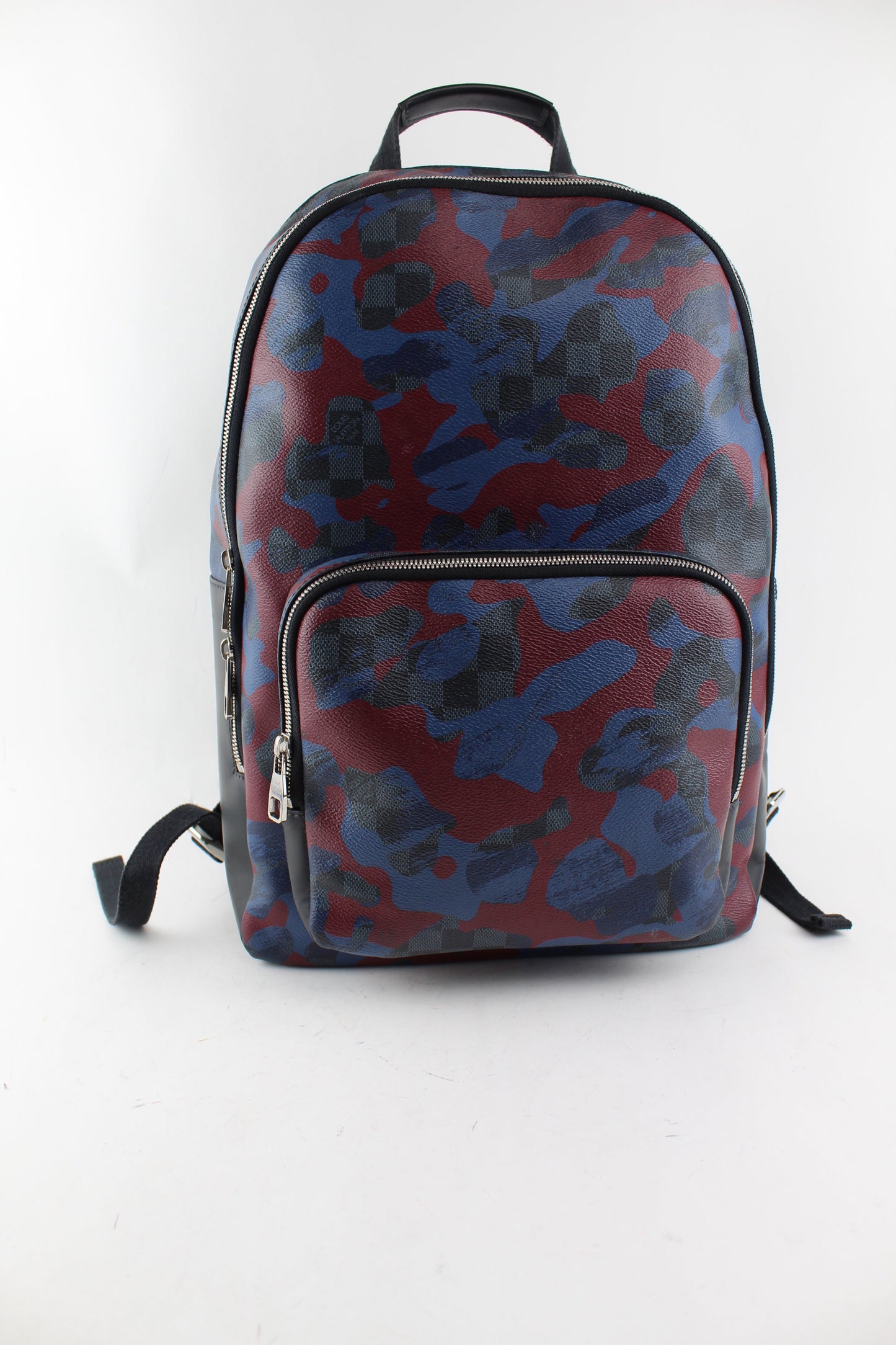 LOUIS VUITTON DAMIER COBALT CAMOUFLAGE ANDY BACKPACK BORDEAUX